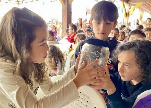 Estudiantes en actividad grupal