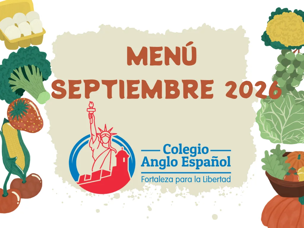 Minuta del restaurante de septiembre 2026, página 1